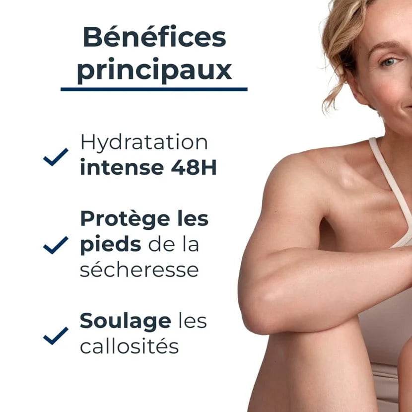 EUCERIN UreaRepair PLUS Crème Pieds 10% Urée 100ml Pieds Très Secs Diabétiques Réparation Intensive Hydratation Apaisement - Image 3