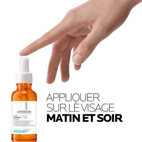 LA ROCHE-POSAY Pure Vitamine C12 Sérum 30ml Anti-Âge Éclat Révolutionnaire Acide Hyaluronique Rides - Image 2