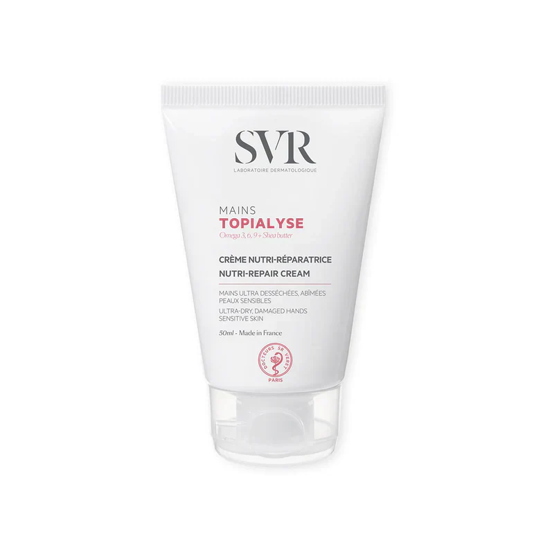 SVR Topialyse Crème Mains 50ml Réparatrice Peaux Sèches Atopiques