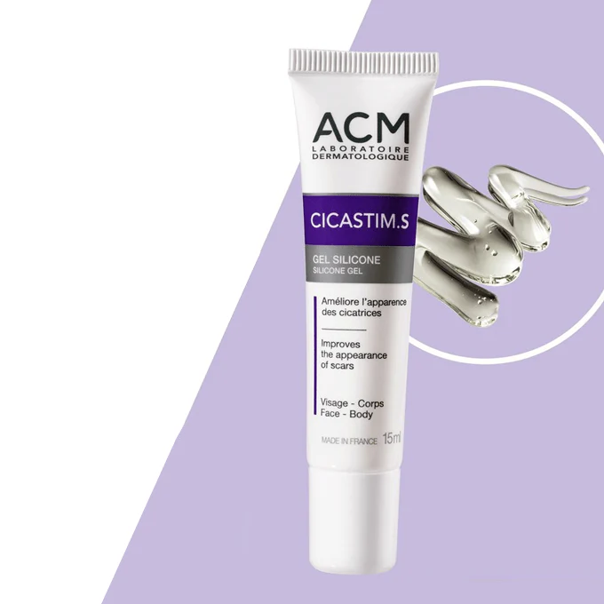 ACM Cicastim S Gel Silicone 15ml Cicatrisation Intensive Cicatrices Visage Corps Réparation Protectrice - Image 3