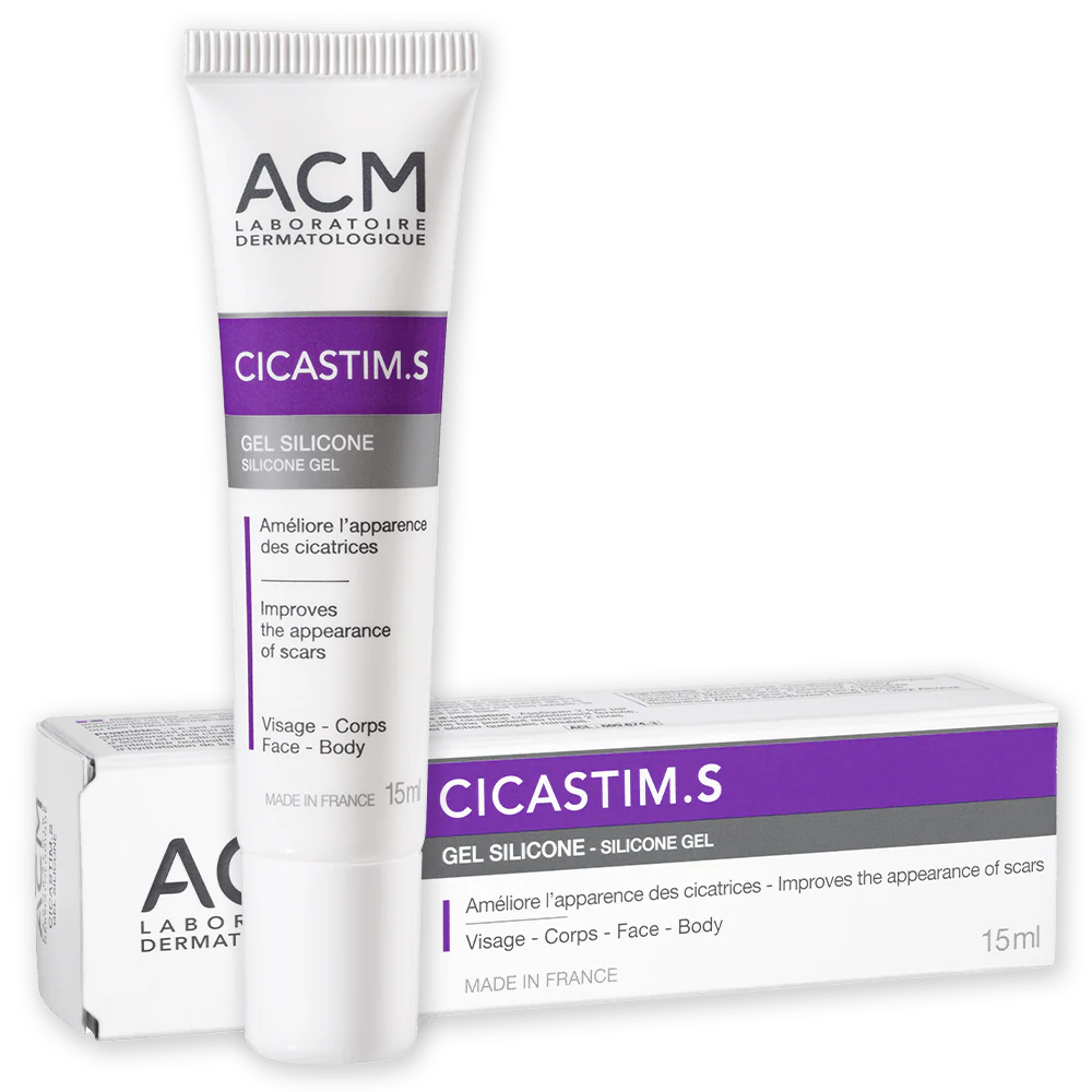 ACM Cicastim S Gel Silicone 15ml Cicatrisation Intensive Cicatrices Visage Corps Réparation Protectrice - Image 4