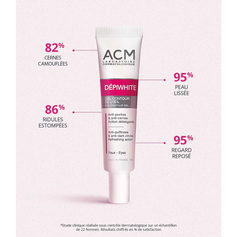 ACM Depiwhite Gel Contour des Yeux 15ml - Éclaircissant & Anti-Cernes Intensif - Image 3