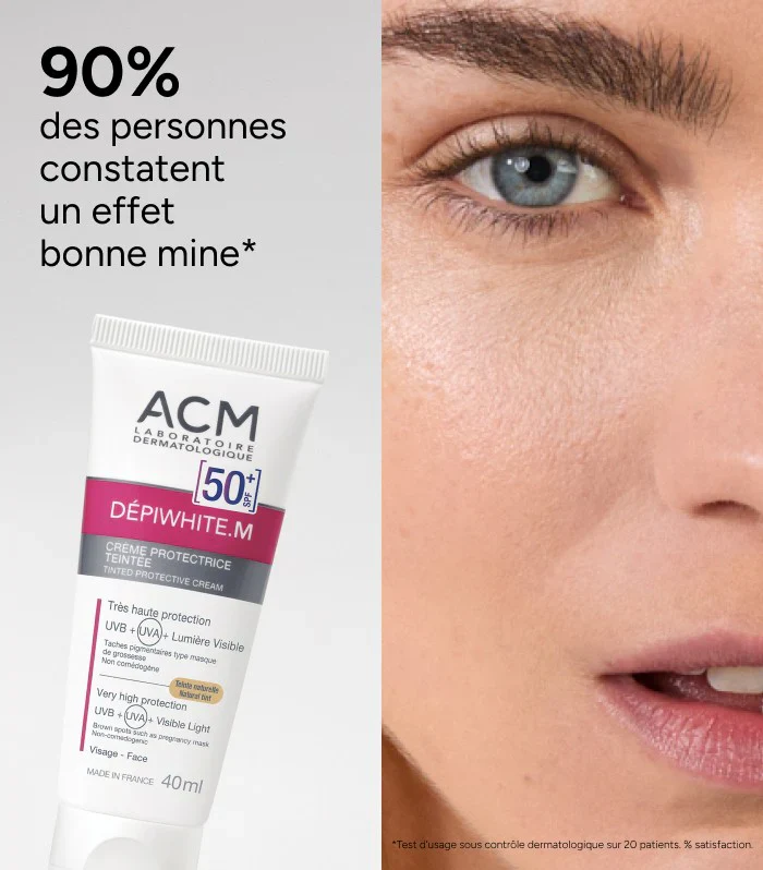 ACM Dépiwhite M Écran Teinté SPF50 40ml Protection Anti-Taches Lumière Visible - Image 2