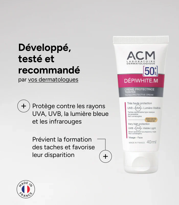 ACM Dépiwhite M Écran Teinté SPF50 40ml Protection Anti-Taches Lumière Visible - Image 3