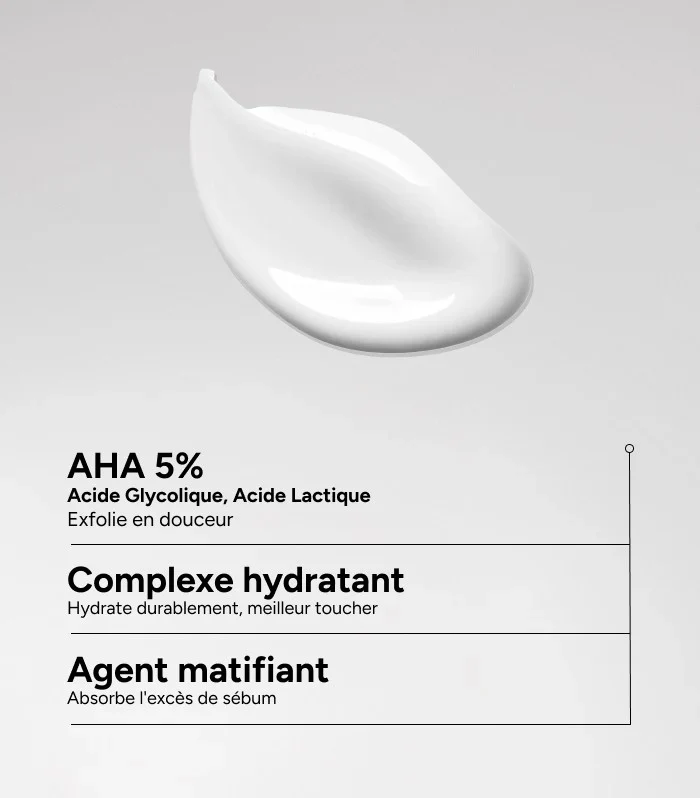 ACM Duolys AHA.5 Soin Hydratant Lissant 40ml Exfoliation Douce Hydratation Intense Lissage Anti-Âge - Image 3