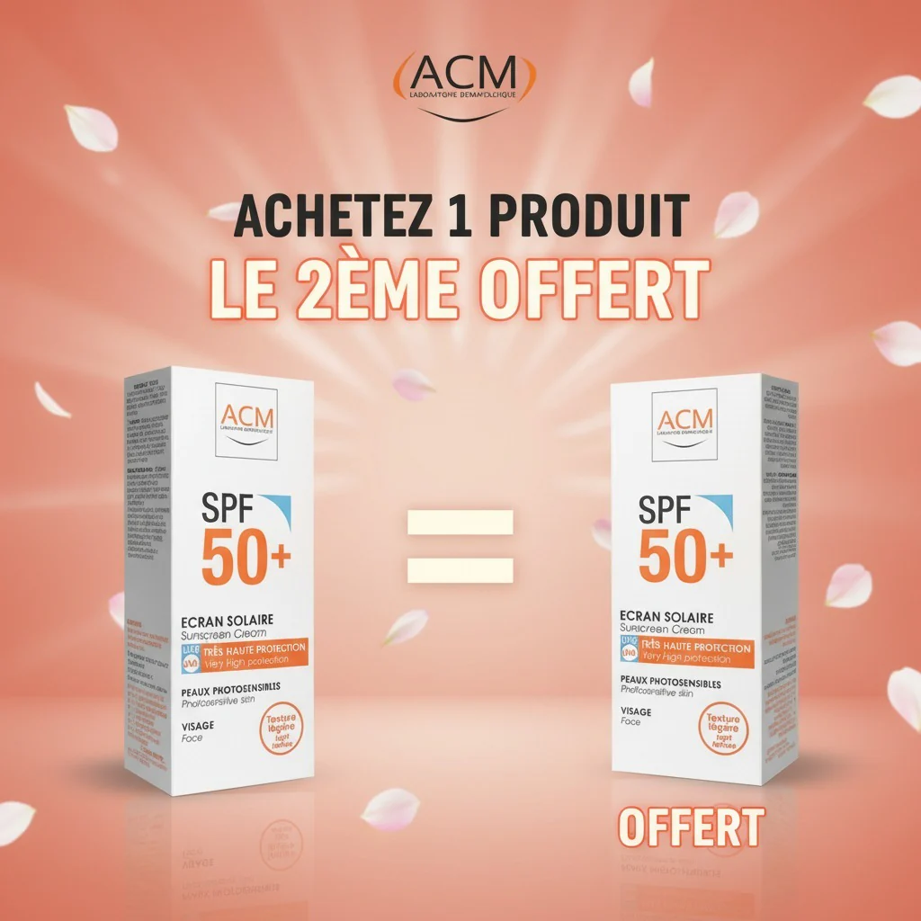 ACM Écran Solaire SPF 50+ 40ml - Protection Très Haute UVA-UVB = Écran Solaire SPF 50+ offret