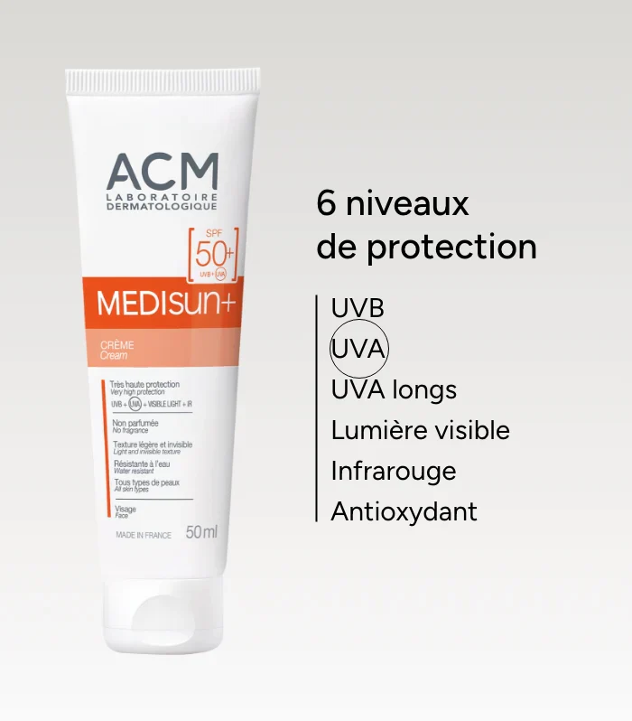 ACM Medisun Crème SPF 50+ 40ml Protection Hydratante Résistante - Image 5