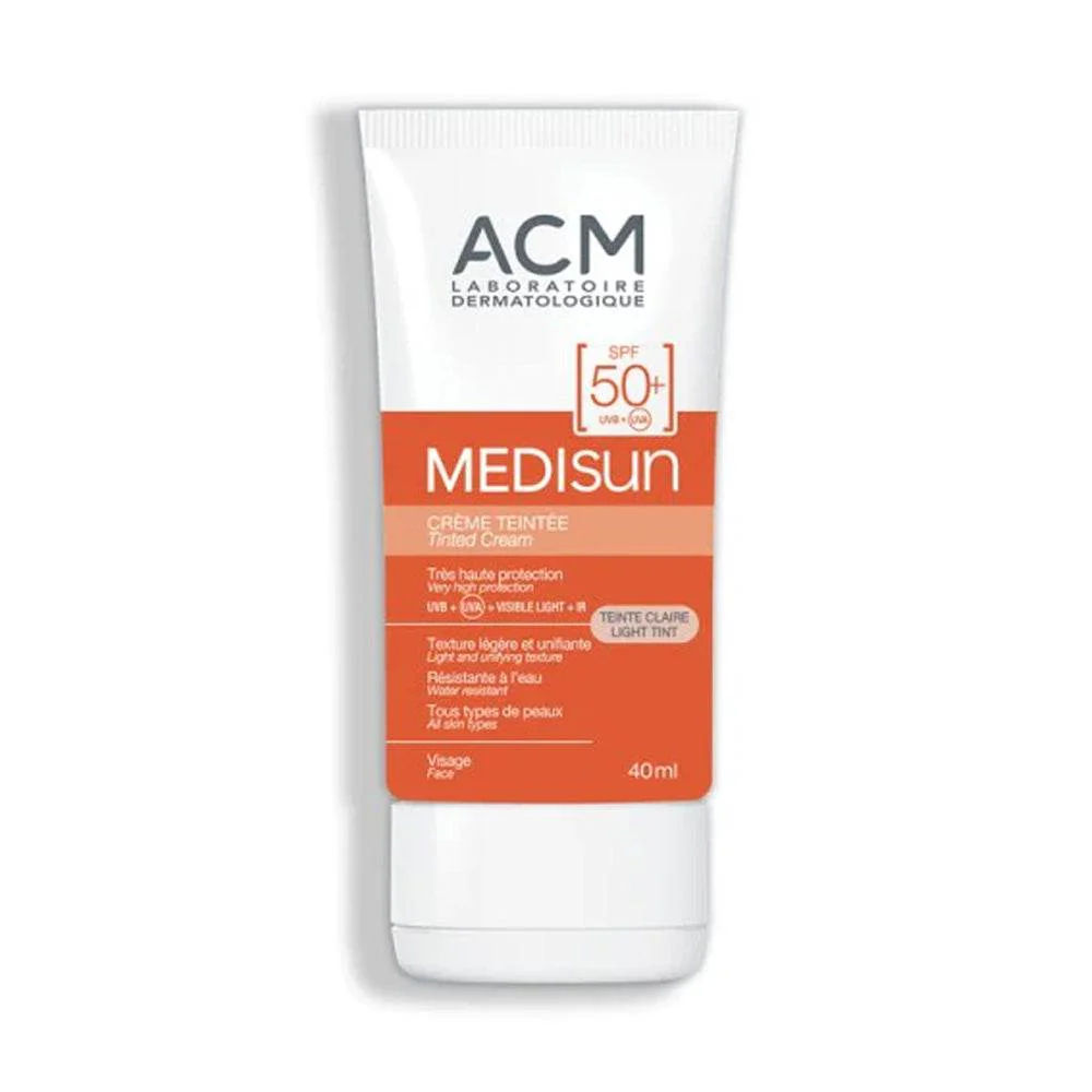 ACM Medisun Crème Teintée Claire SPF 50+ 40ml Protection Unifiante