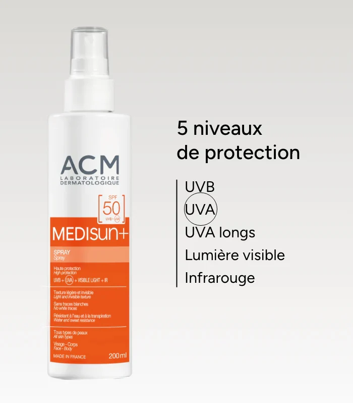 ACM Médisun Spray SPF50+ 200ml - Protection Solaire Très Haute Large Spectre - Image 5