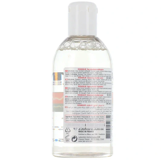 ACM Rosakalm Eau Micellaire Nettoyante 250ml Peaux Sensibles Rougeurs - Image 2