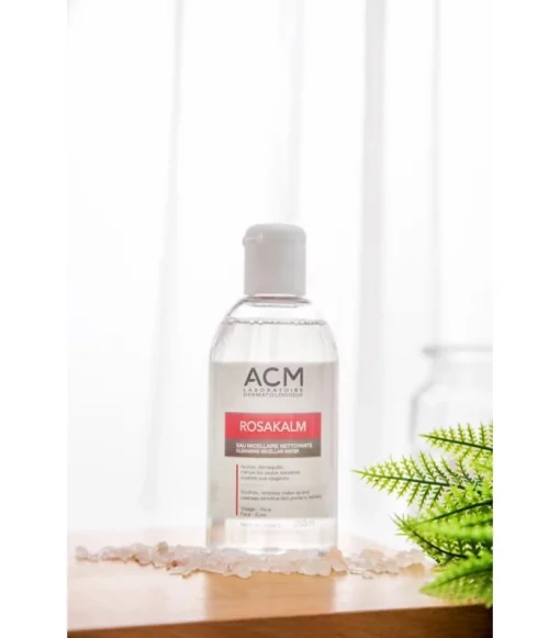 ACM Rosakalm Eau Micellaire Nettoyante 250ml Peaux Sensibles Rougeurs - Image 3