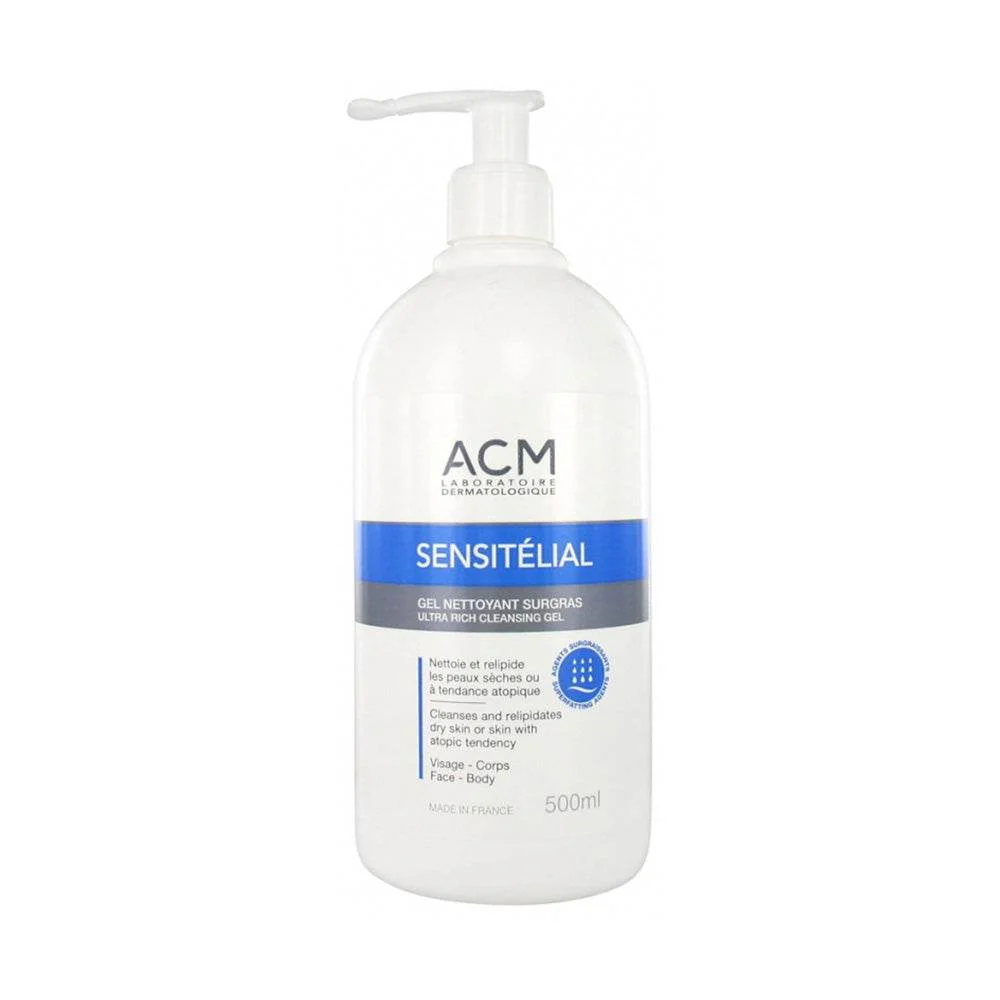 ACM Sensitélial Gel Nettoyant Surgras Visage Corps Enfant Adulte - Image 2