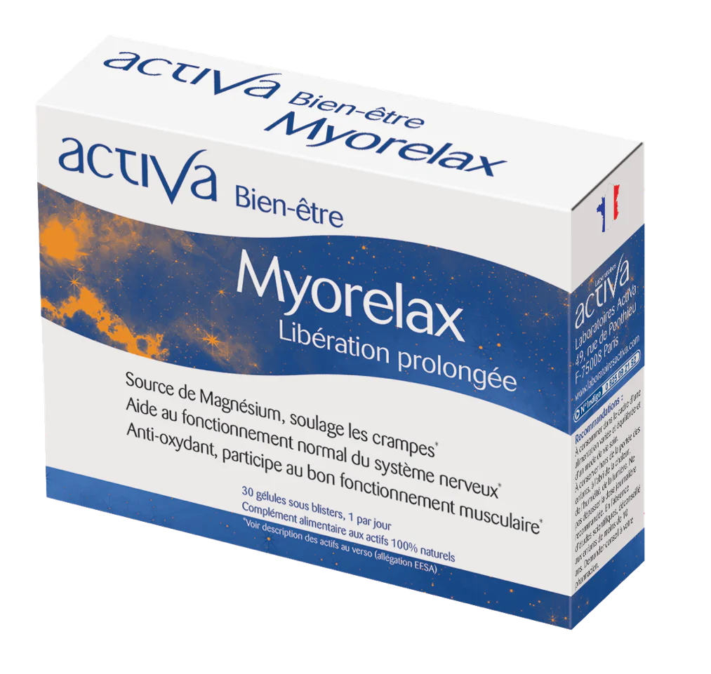 ACTIVA Bien-Être Myorelax Complément Muscles Articulations Détente Magnésium