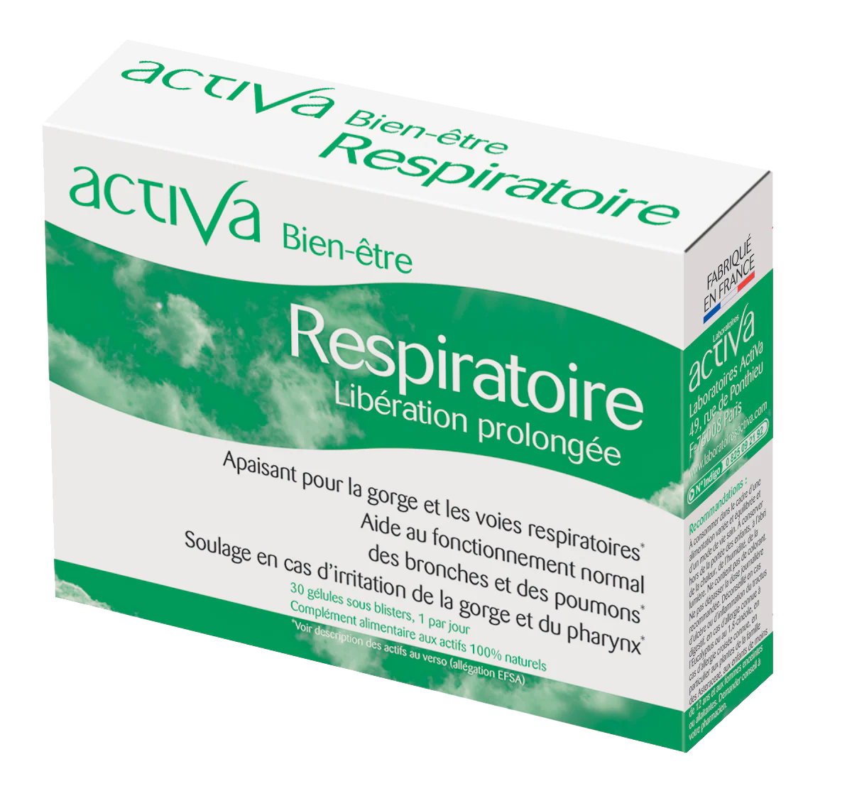 ACTIVA Bien-Être Respiratoire Complément Alimentaire Confort Respiratoire Immunité