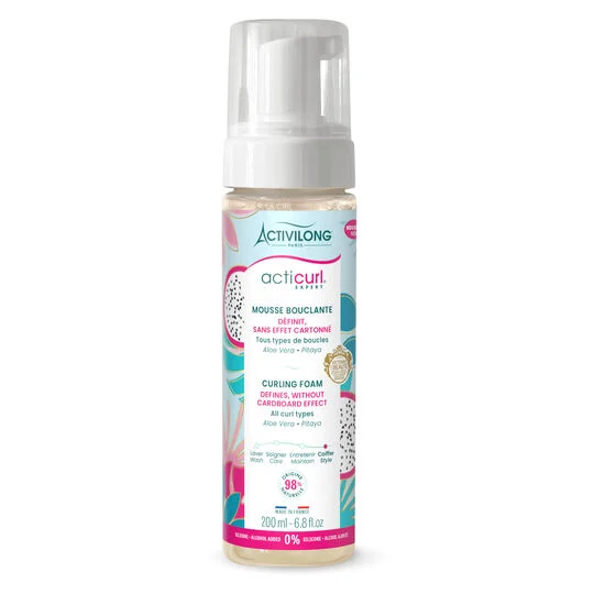 ACTIVILONG Acticurl Mousse Bouclante 200ml Boucles Définies Volume Cheveux Bouclés