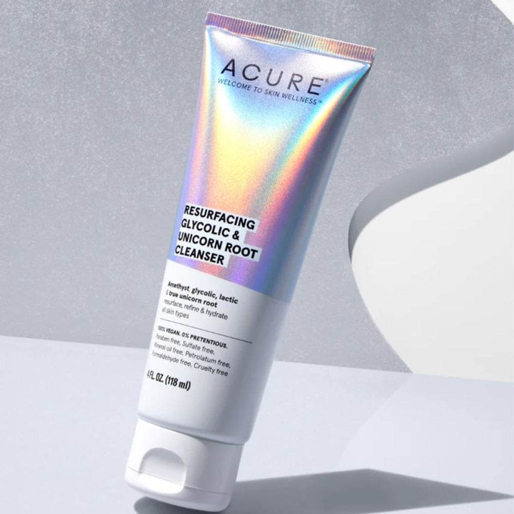 Acure Resurfacing Glycolic & Unicorn Root Cleanser 118ml - Image 2