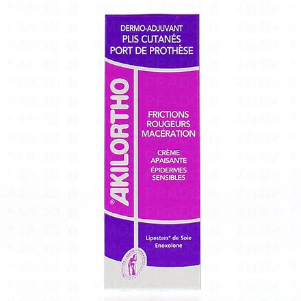AKILEINE Akilortho Dermo Adjuvant Crème Apaisante 75ml Frictions Rougeurs Macération Prothèses Allantoïne Centella Ginkgo - Image 3