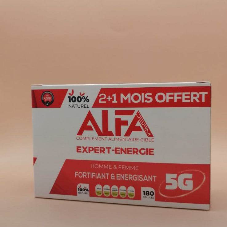 ALFADERM Expert Énergie Pack 3 Unités - Complément Alimentaire Énergie & Vitalité