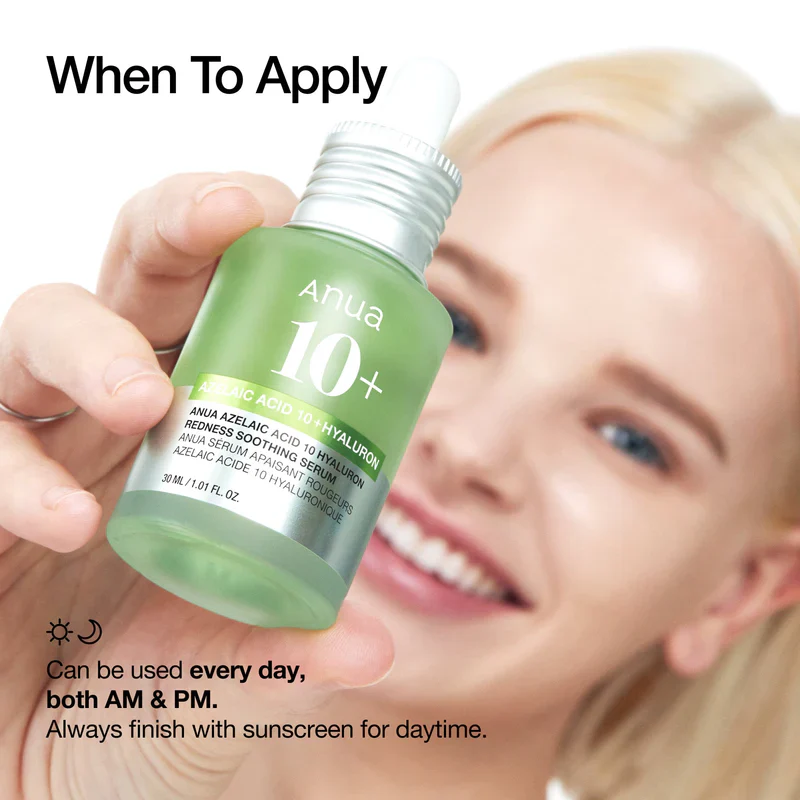 ANUA Azelaic Acid 10% Serum Hyaluronique 30ml Anti-Imperfections Éclat Taches Pigmentaires - Image 3