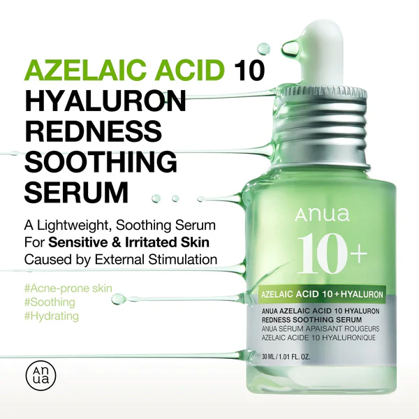 ANUA Azelaic Acid 10% Serum Hyaluronique 30ml Anti-Imperfections Éclat Taches Pigmentaires - Image 9