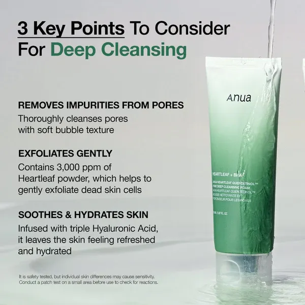 ANUA Double Cleansing Duo Pack Mousse 200ml + Huile Nettoyante 150ml Nettoyage Double Peau Nette - Image 11
