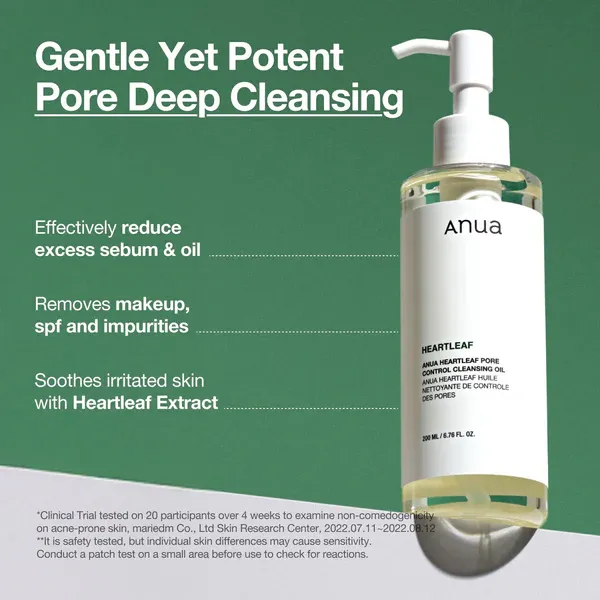 ANUA Double Cleansing Duo Pack Mousse 200ml + Huile Nettoyante 150ml Nettoyage Double Peau Nette - Image 6