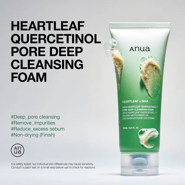 ANUA Double Cleansing Duo Pack Mousse 200ml + Huile Nettoyante 150ml Nettoyage Double Peau Nette - Image 9
