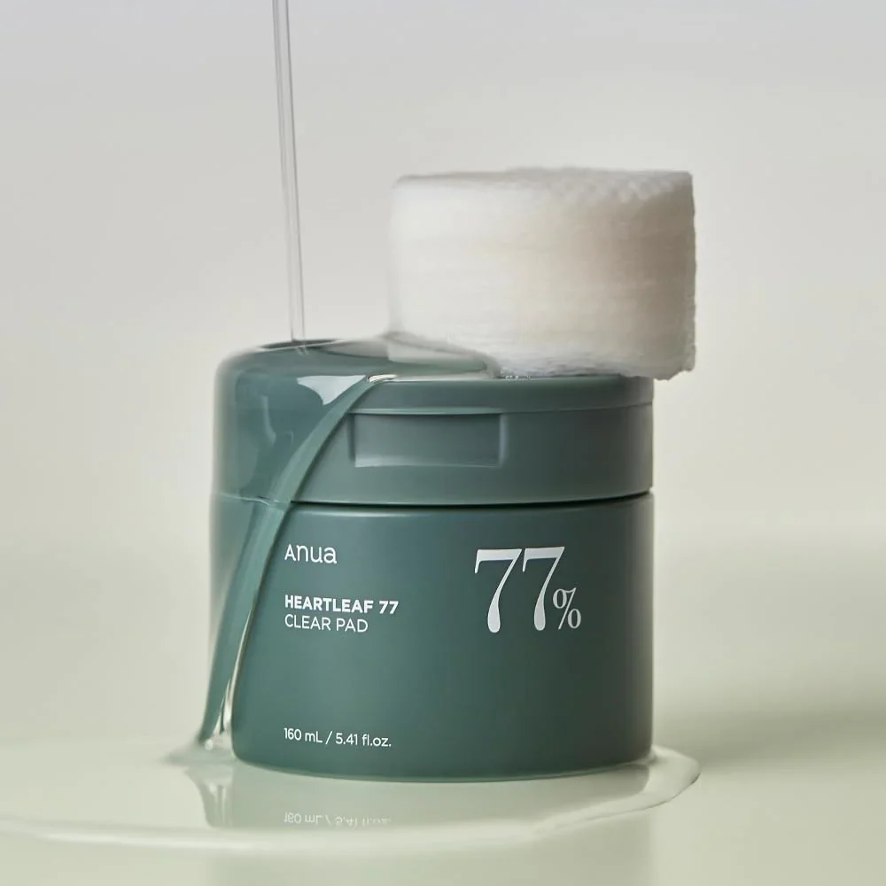 ANUA HeartleaF 77 Clear Pad 160ml 70 Pads Exfoliants Apaisants Heartleaf Pores - Image 3