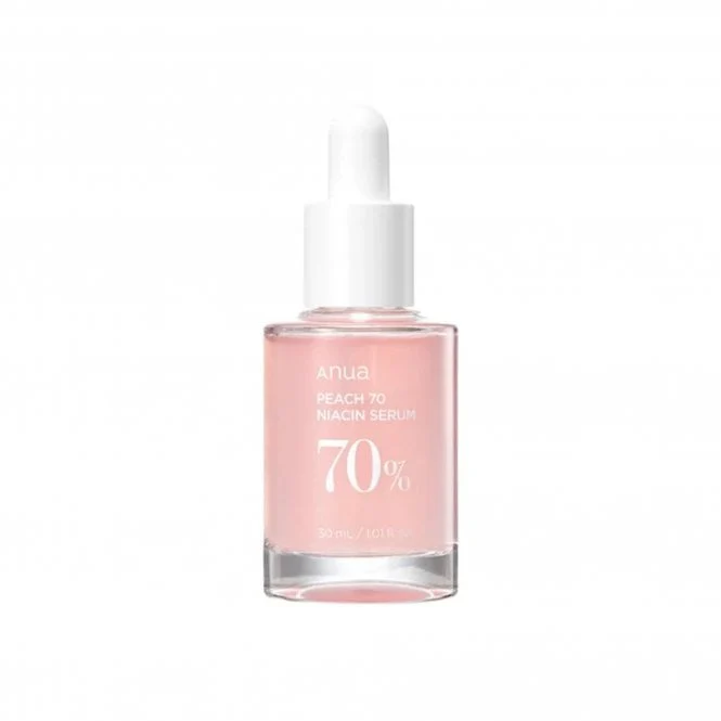 ANUA Peach 70 Niacin Serum 30ml Sérum Éclat Niacinamide Pêche Pores Teint Unifié