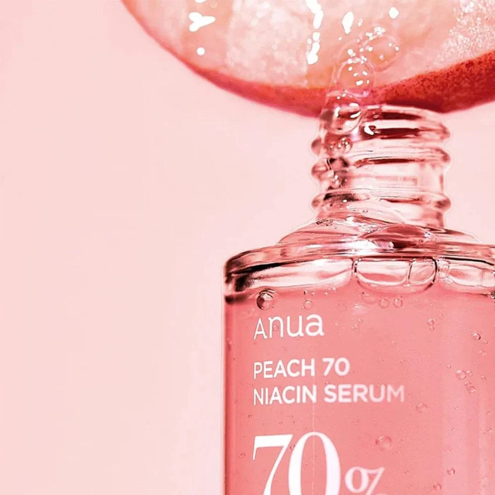 ANUA Peach 70 Niacin Serum 30ml Sérum Éclat Niacinamide Pêche Pores Teint Unifié - Image 3
