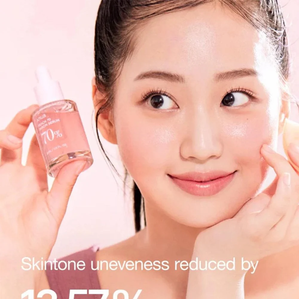 ANUA Peach 70 Niacin Serum 30ml Sérum Éclat Niacinamide Pêche Pores Teint Unifié - Image 4