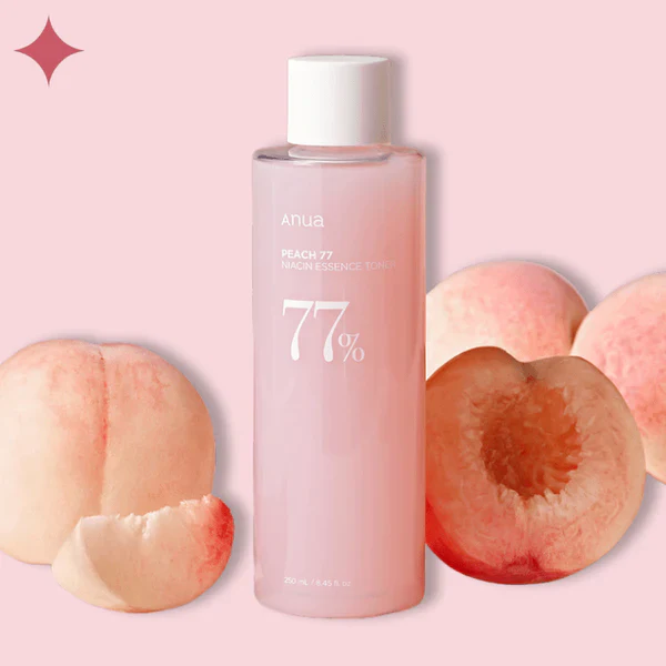 ANUA Peach 77 Niacin Essence Toner 250ml Lotion Tonique Éclaircissante Niacinamide - Image 4