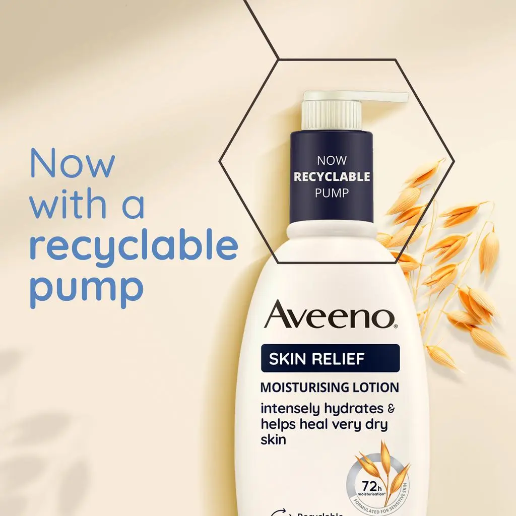 AVEENO Skin Relief Moisturising Lotion 300ml Lait Hydratant Apaisant Peaux Sèches - Image 3