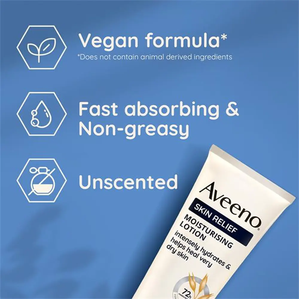 AVEENO Skin Relief Moisturising Hand Cream 75ml Crème Mains Apaisante Réparatrice - Image 3