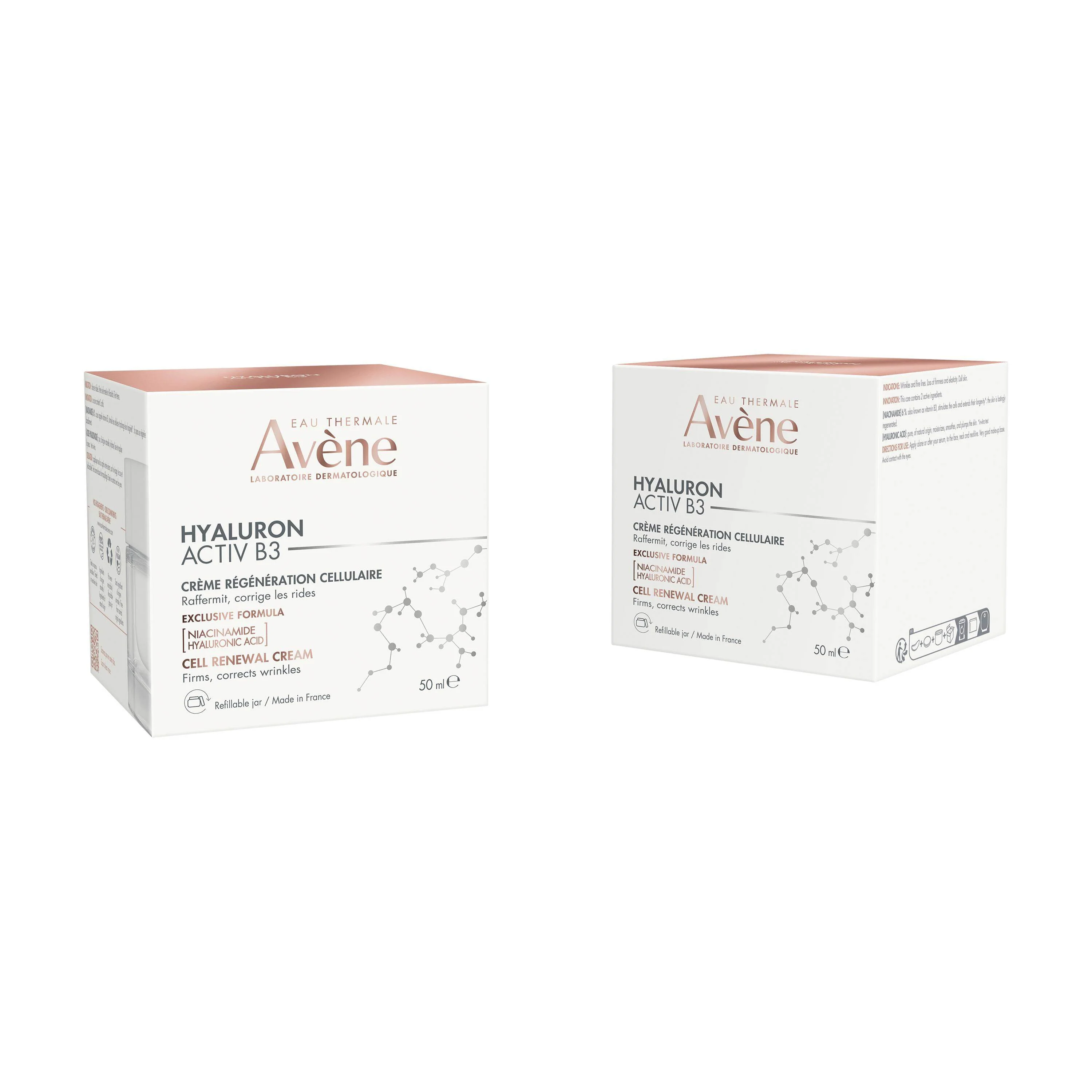 Avène Hyaluron Activ B3 Crème Régénération Cellulaire 50ml Anti-Âge Acide Hyaluronique Niacinamide 🎁 = Hyaluron Activ B3 OFFERT - Image 4