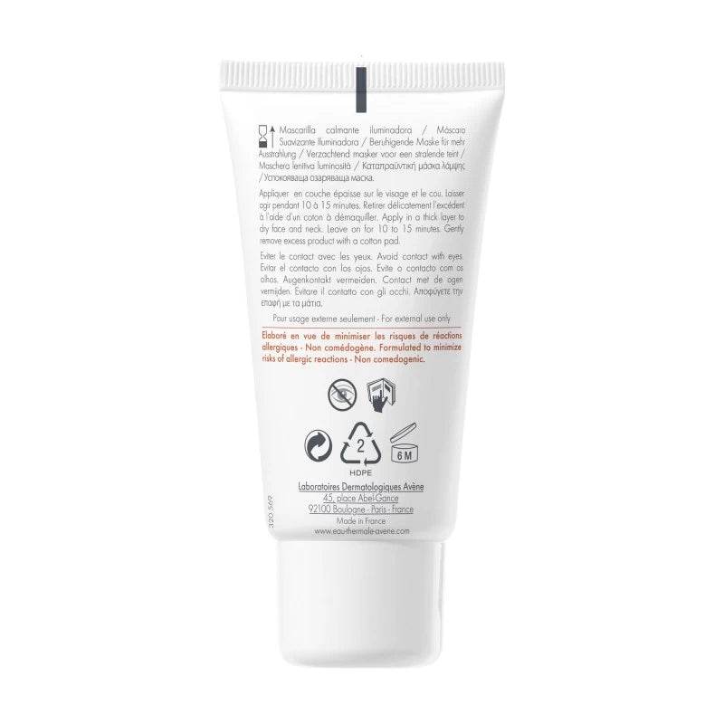 AVÈNE Essential-Care Masque Apaisant Éclat 50ml - Peaux Sensibles & Fatiguées - Image 2