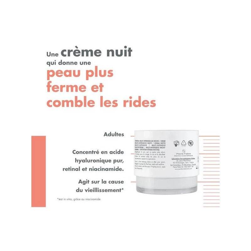 Avène Hyaluron Activ B3 Crème Multi-Intensive Nuit 40ml Anti-Âge Régénération Nocturne = Hyaluron Activ B3 OFFERT - Image 5