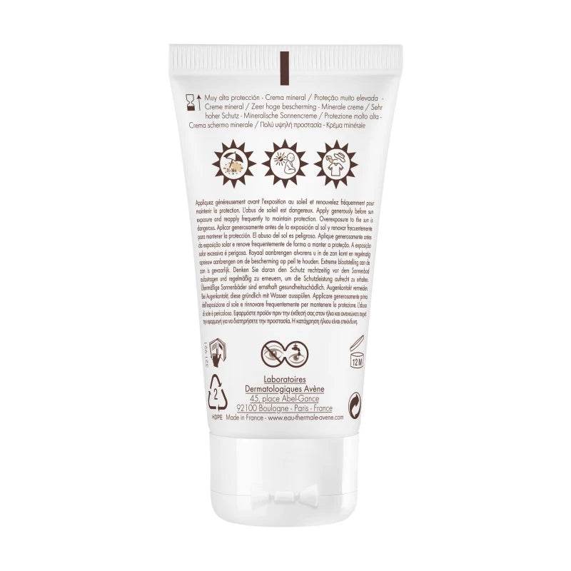 AVÈNE Très Haute Protection Crème Minérale SPF50+ 50ml - Peaux Intolérantes - Image 2