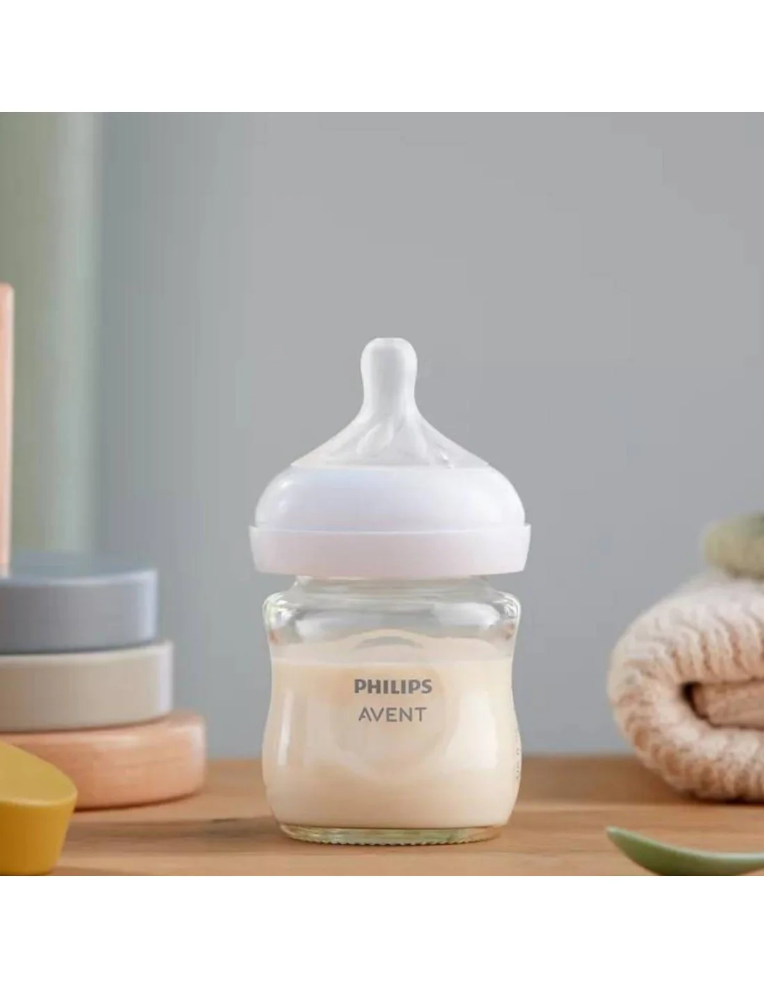 AVENT Biberon Verre Natural Response 125ml 0M+ + Totebag OFFERT | Black Friday - Image 4
