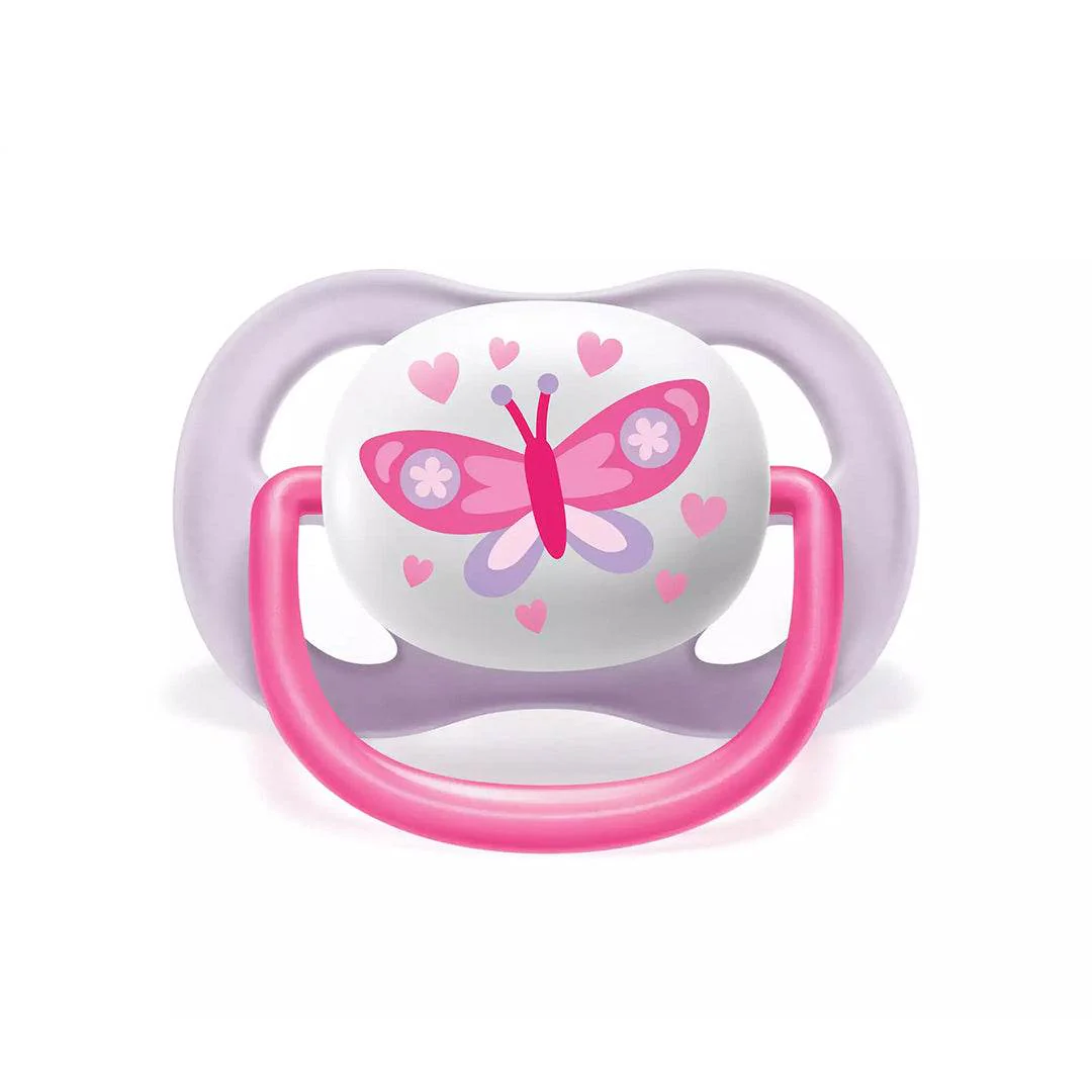 AVENT Sucettes Air Coll 0-6m Girl SCF080/02 Sucettes Ultra Air Fille - Image 4