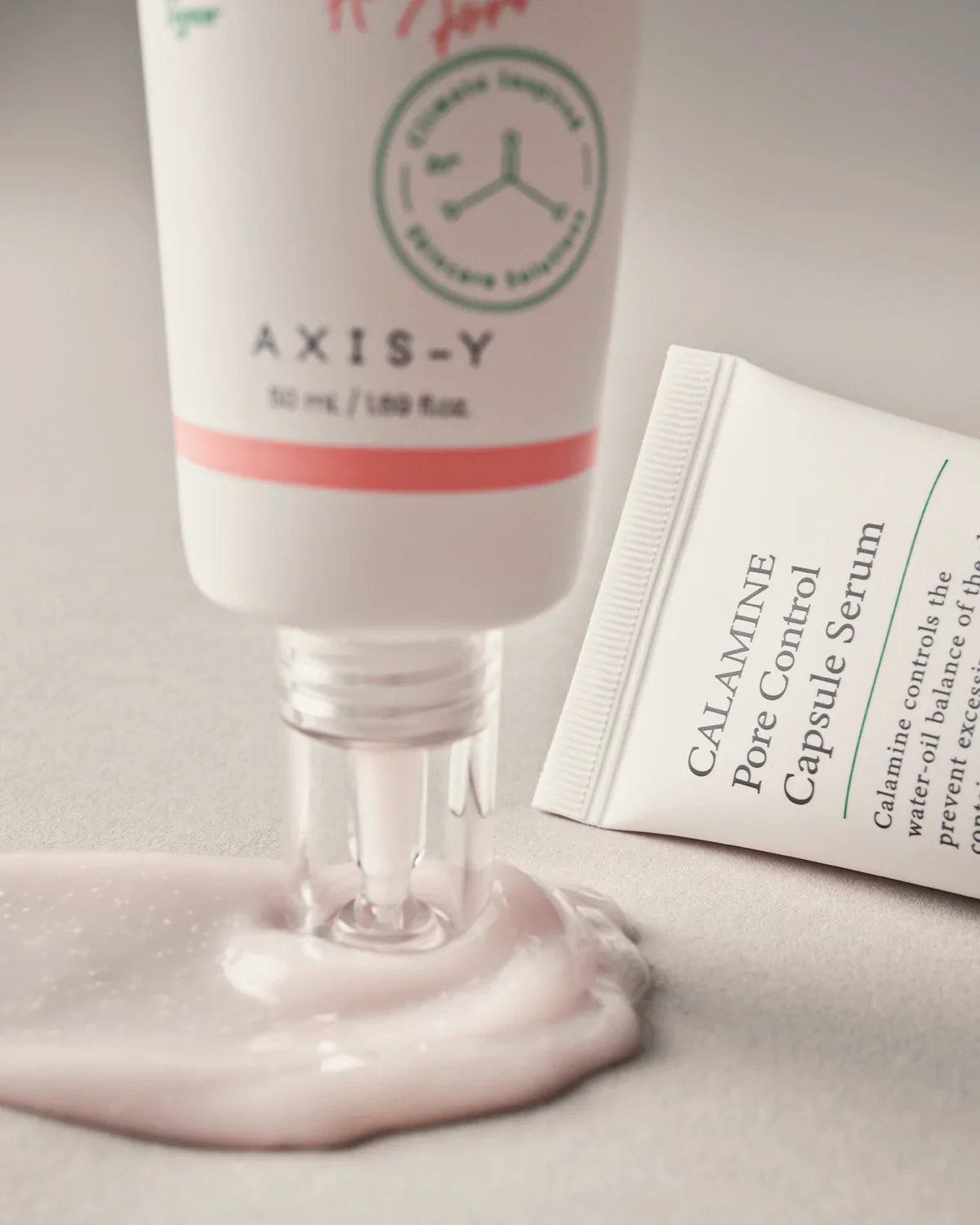 AXIS-Y Calamine Pore Control Capsule Sérum 50ml Réduit Pores Matifie Peau Nette - Image 2