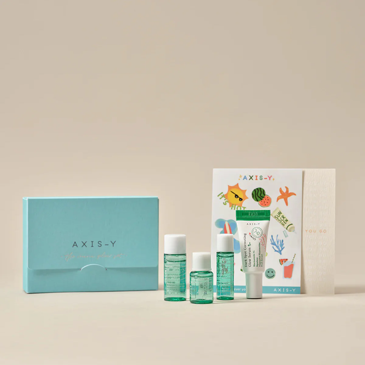 AXIS-Y The Mini Glow Set Coffret Découverte Éclat K-Beauty