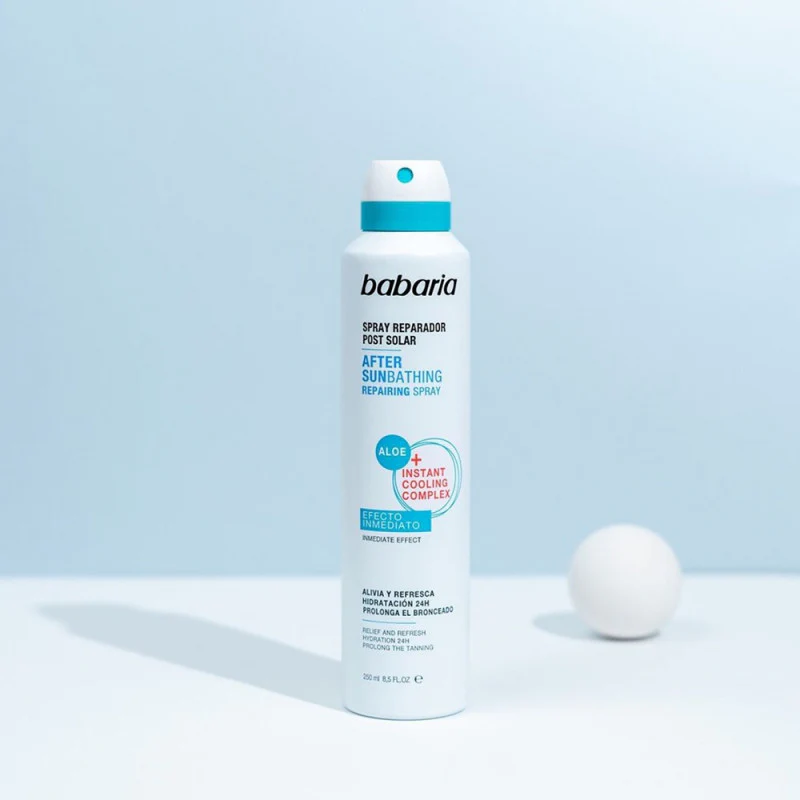 BABARIA After Sun Spray 250ml Spray Après-Soleil Apaisant Hydratant - Image 3