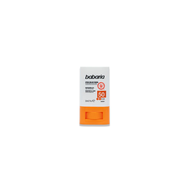 BABARIA Stick Solaire Visage SPF50 20g Protection Solaire Très Haute Application Ciblée - Image 3