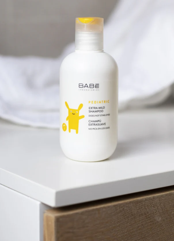 BABE Extra Mild Shampoo Pediatric 200ml Shampooing Doux Bébé Enfant Hypoallergénique - Image 3