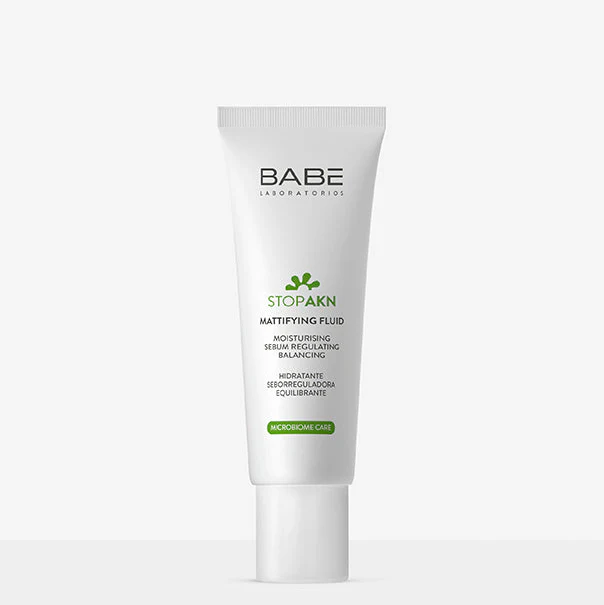 BABE Stop Akn Soin Matifiant 50ml Traitement Anti-Acné Régulateur Sébum Peaux Grasses Imperfections