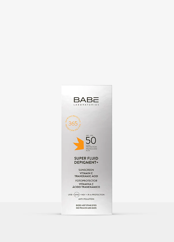 BABE Super Fluid Depigment+ SPF50 50ml Dépigmentant Anti-Taches Protection Solaire - Image 2