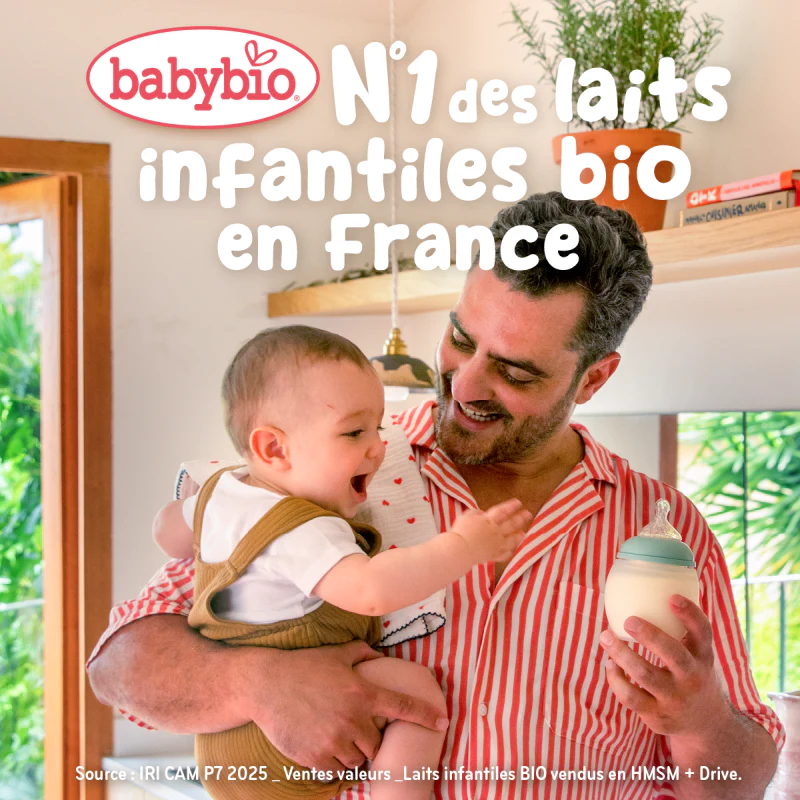 BABYBIO Primea 3 Lait Croissance 800g Bio 3ème Âge 10 Mois et Plus Lait Infantile - Image 5