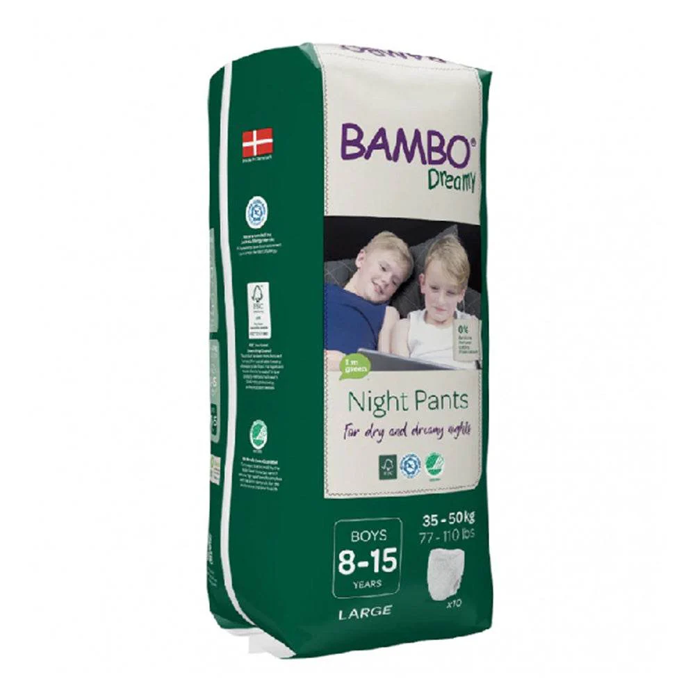Bambo Dreamy Pants Night Boys 8-15 Years 35-50kg/10un