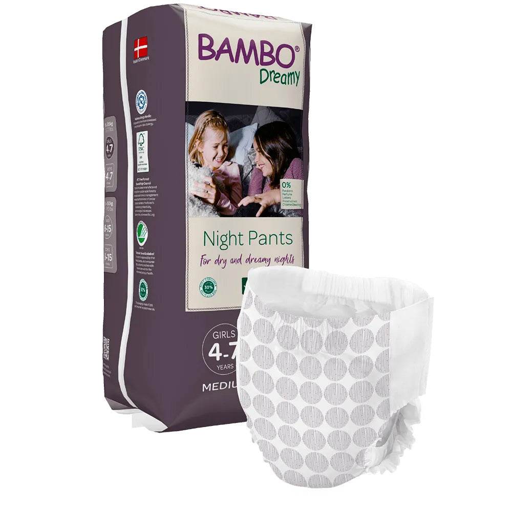 Bambo Dreamy Pants Night Girl 4-7 Years 15-35kg/10un